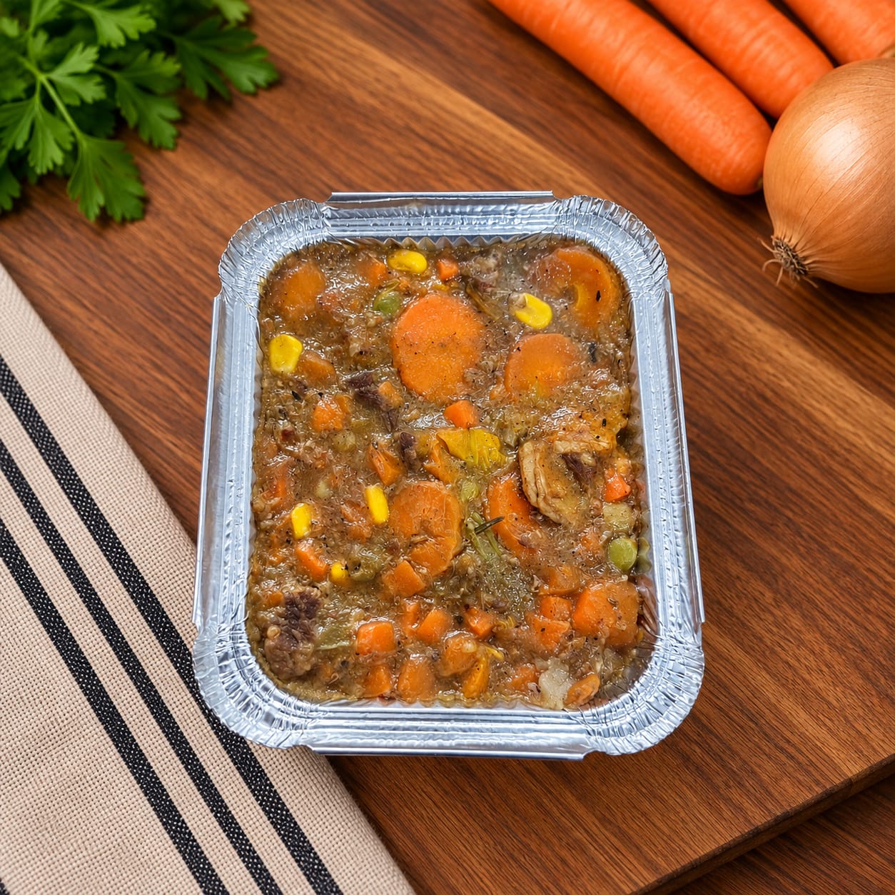 Vriespot Frozen Meals Saucy Lamb Veg Stew (400 gram) homemade frozen meal