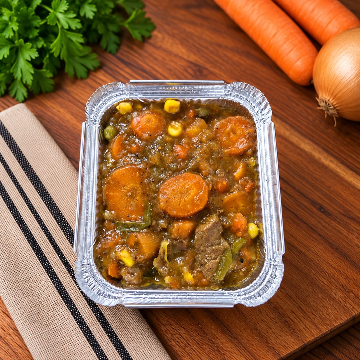 Vriespot Frozen Meals Lamb Curry Veg & Rice (400gram) homemade frozen meal